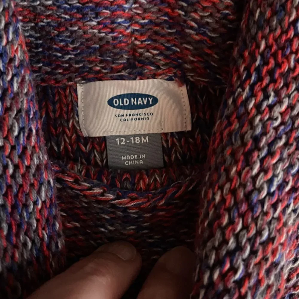 ❤️ Old Navy Purple Sweater Dress Size 12-18 Months